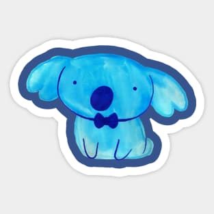 Blue Watercolor Koala Sticker